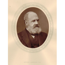 Portrait Photograph of  Armitage, Head and Shoulders, in profile, oval, by Lock and Whitfield.