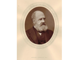 Portrait Photograph of  Armitage, Head and Shoulders, in profile, oval, by Lock and Whitfield.