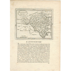 Map of Radnorshire.