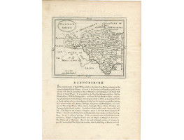 Map of Radnorshire.