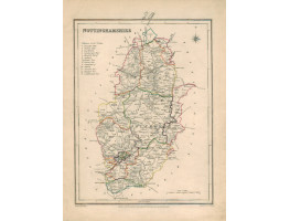 Map. Nottinghamshire.