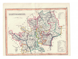 Map. Hertfordshire.