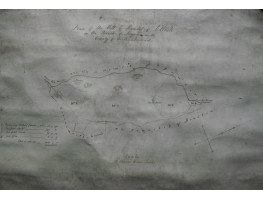MANUSCRIPT MAP. 'Plan of the Vill and Hamlet of Clinch in the Parish of Ingram'.