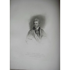 Engraved Portrait of Clarke, Half Length, in robes, after J. Jackson by H. Meyer.