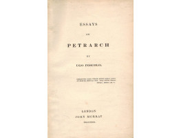 Essays on Petrarch.