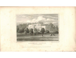 View of  the Country House, Berkeley Castle the Seat of Col. William Fitzhardinge Berkeley after J.P. Neale by T. Matthews