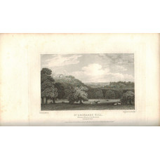 View of  the Country House, St Leonard's Hill the Seat of Earl Harcourt after J.P. Neale by J. Pye.