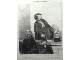 Les Gens de Justice. No. 22. 'Il defend l'orphelin et la veuve, a moins pourtant qu'il n'attaque la veuve et l'orphelin.