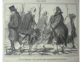 Paris L'Hiver No. 1 'Ca ne fait une bien jolie invention que le macadam!' Walking on uneven pavement