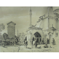 Mosques of St Sophia and Sultan Achmet from the Gate of the Seraglio, after J.R. Coke Smyth.