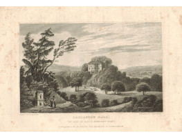 View of  the Country House, Barlaston Hall, Seat of Ralph Adderley after F. Calvert by T. Radclyffe