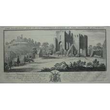 'North View of Llanblythian Castle  in the County of Glamorgan' by S. & N. Buck.