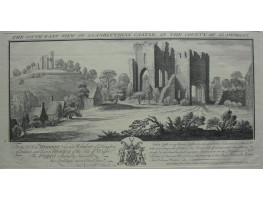'North View of Llanblythian Castle  in the County of Glamorgan' by S. & N. Buck.