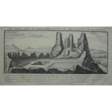 'North View of Morlashe Castle  in the County of Glamorgan' by S. & N. Buck.