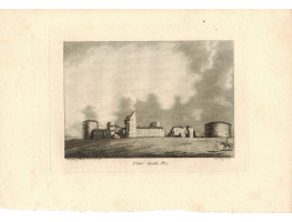 'Flint Castle'  Two different views by Roberts and J. Newton.
