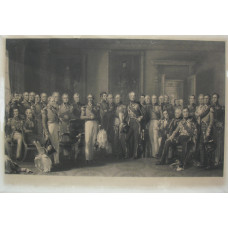 `The Waterloo Heroes Assembled at Apsley House` by Charles George Lewis [1808-1880].