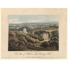 View of  the Country House, Seat of J. Warner, Hornsey by John Hassell [1767-1825].