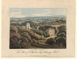 View of  the Country House, Seat of J. Warner, Hornsey by John Hassell [1767-1825].