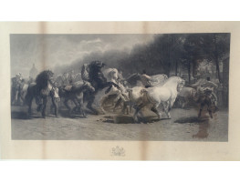 'The Horse Fair', engraved by William Roffe.
