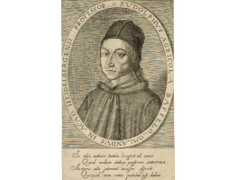 Engraved Portrait of Agricola. Head and shoulders with hat, in oval, by Steven van Lamsweerde.