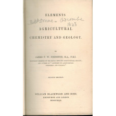 Elements of Agricultural Chemistry and Geology.