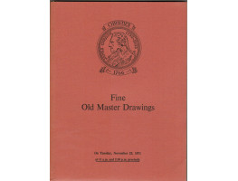 Fine Old Master Drawings. 23 November 1971.