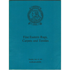 Fine Eastern Rugs, Carpets and Textiles. 10 June 1976.