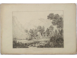 "Cottage in the vale of Newlands between Keswick and Buttermere" by W.F. Wells.