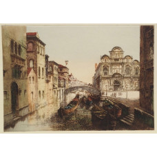 Venetian Canal Scene.