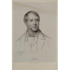 Engraved portrait of 1st Earl Cawdor after James Rannie Swinton [1816-1888] by Richard James Lane [1800-1872].