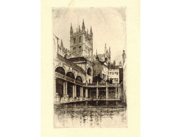 Bath Abbey and Roman Baths.