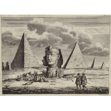 Pyramids at Giza by John Clark [1683-1736].