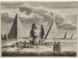 Pyramids at Giza by John Clark [1683-1736].