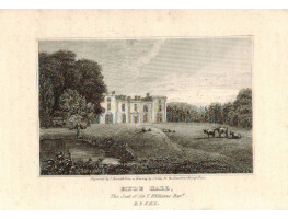 View of  the Country House, Hyde Hall. Seat of Sir T. Williams. After J. Grieg by J. Barnett.