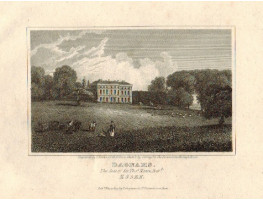 View of  the Country House, Dagnams The Seat of Sir Thos. Neave. After J. Greig by J. Hawksworth.