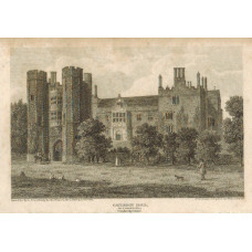 View of  the Country House, Catledge Hall, as it stood in 1800, after J.R. Thompson by J. Byrne.