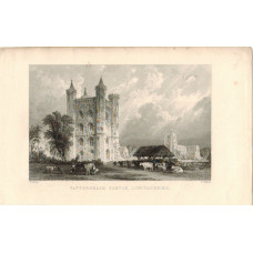 View of  the Country House, Tattershall Castle. After T. Allom by E. Challis.