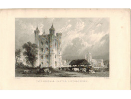 View of  the Country House, Tattershall Castle. After T. Allom by E. Challis.