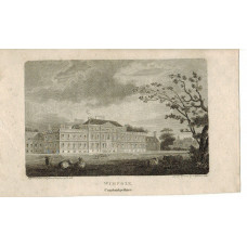 View of  the Country House, Wimpole, after F. Nash by J. Noble.