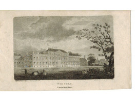 View of  the Country House, Wimpole, after F. Nash by J. Noble.