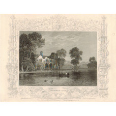 "Medmenham Abbey" with decorative border,after W. Tombleson, by J. Tingle.