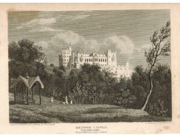 View of  the Country House, Belvoir Castle after F. Stockdale by Matthews.