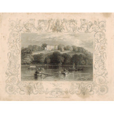 "Park Place Henley" with decorative border, after W. Tombleson, by A.H. Payne.