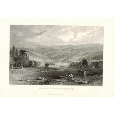 View of  the Country House, Gibside after T. Allom by T.A. Prior.