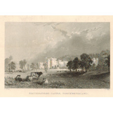 View of  the Country House, Featherstone Castle after T. Allom by J. Tingle.