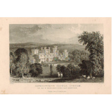 View of  the Country House, Ravensworth Castle, Seat of Baron Ravensworth, after T. Allom by W. Le Petit.