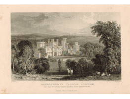 View of  the Country House, Ravensworth Castle, Seat of Baron Ravensworth, after T. Allom by W. Le Petit.