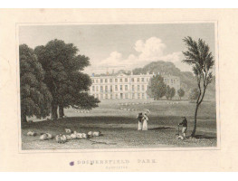 View of  the Country House, Dogmersfield  after J.P. Neale.