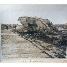 30 large professionally produced photographs of explosions, aeroplanes, zeppelin, ships, battlefields, ruins of Bapaume, Menin Road, Bethune, Arras and Ypres, tanks, soldiers, most 8 x 10in, with a further 24 aerial photographs taken by the flying corps f