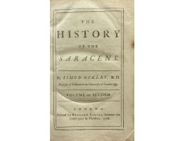 The History of the Saracens. Vol. II only.